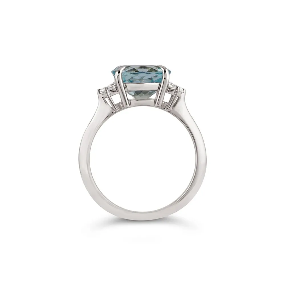 Dinny Hall Krista 18K Fine Aquamarine & Diamond Ring