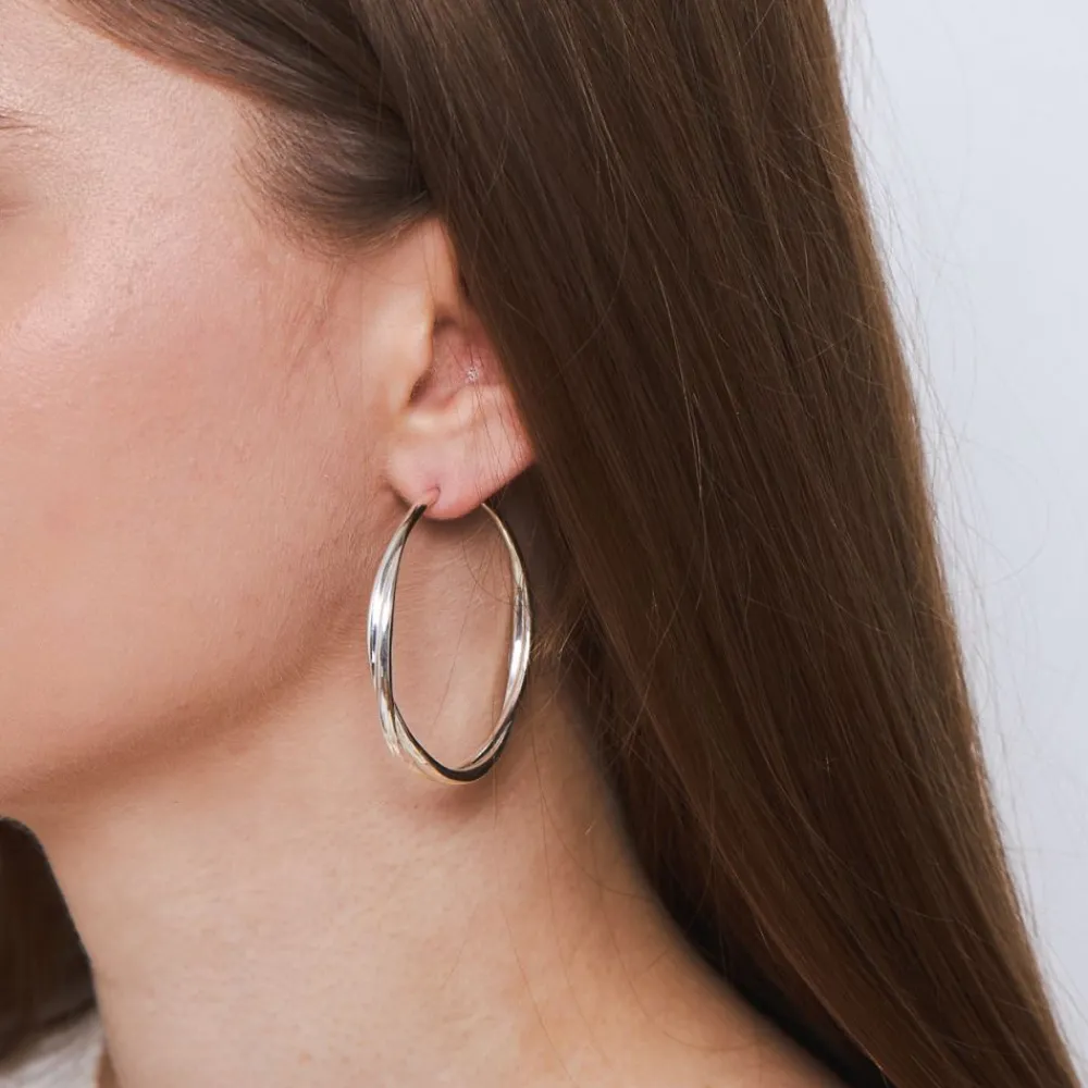 Dinny Hall Large Twist Hoops