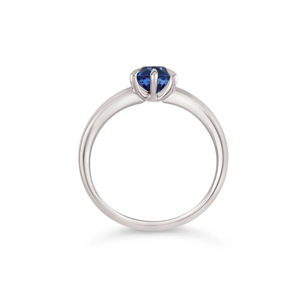 Dinny Hall Lily 18K Fine Blue Sapphire Solitaire Ring