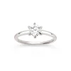 Dinny Hall Lily 18K Fine Diamond Solitaire Ring