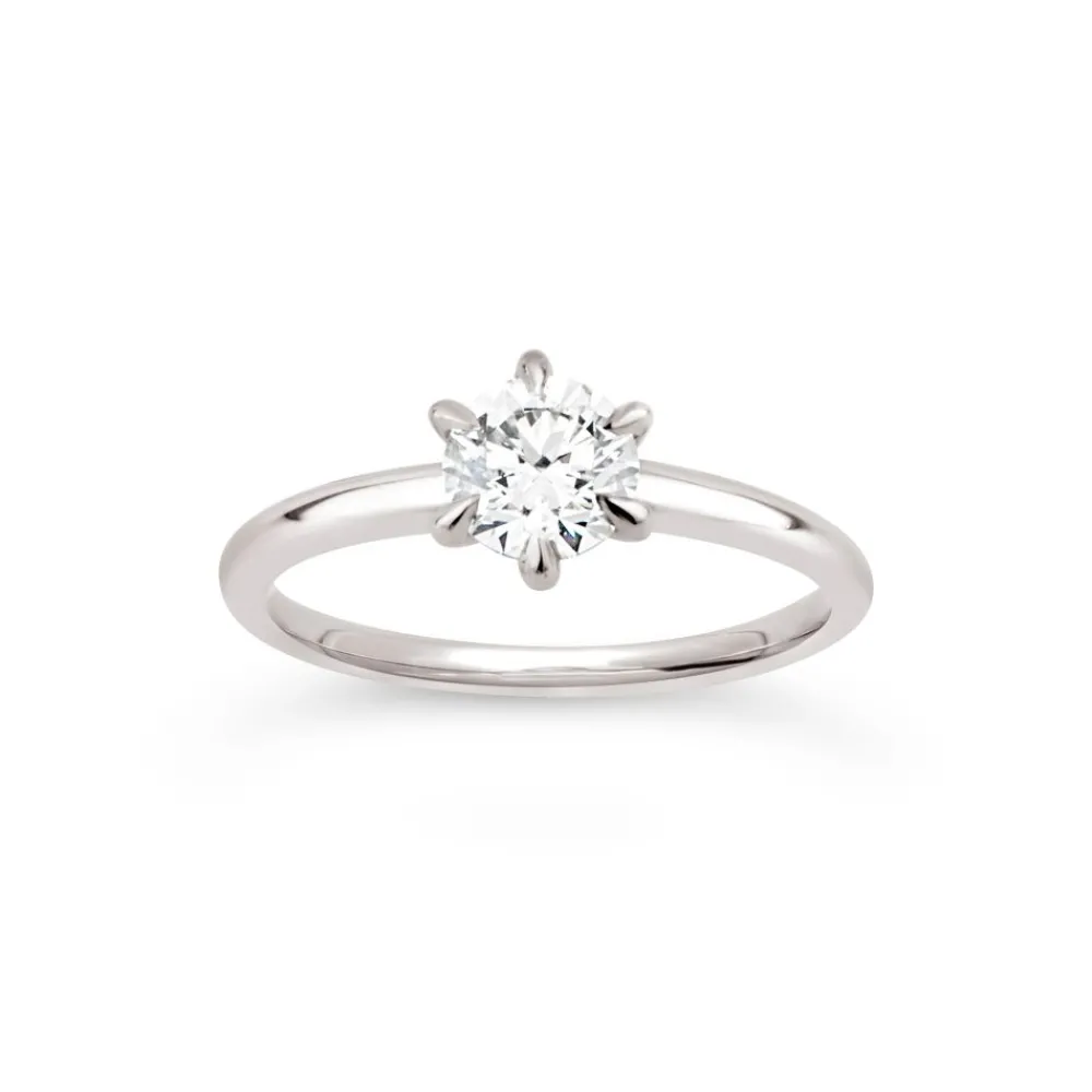 Dinny Hall Lily 18K Fine Diamond Solitaire Ring