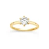 Dinny Hall Lily 18K Fine Diamond Solitaire Ring