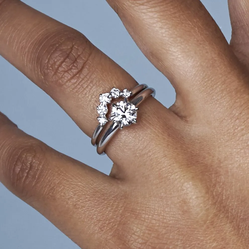 Dinny Hall Lily 18K Fine Diamond Solitaire Ring