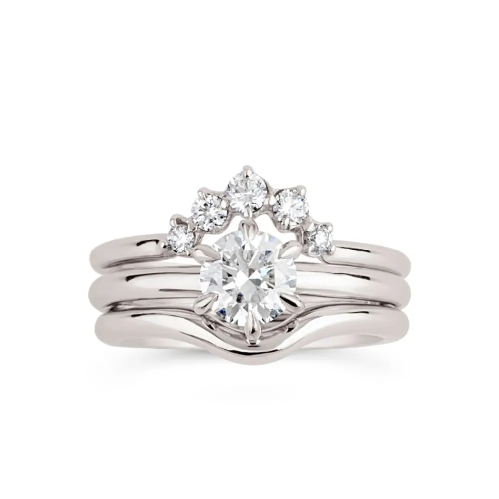 Dinny Hall Lily 18K Fine Diamond Solitaire Ring