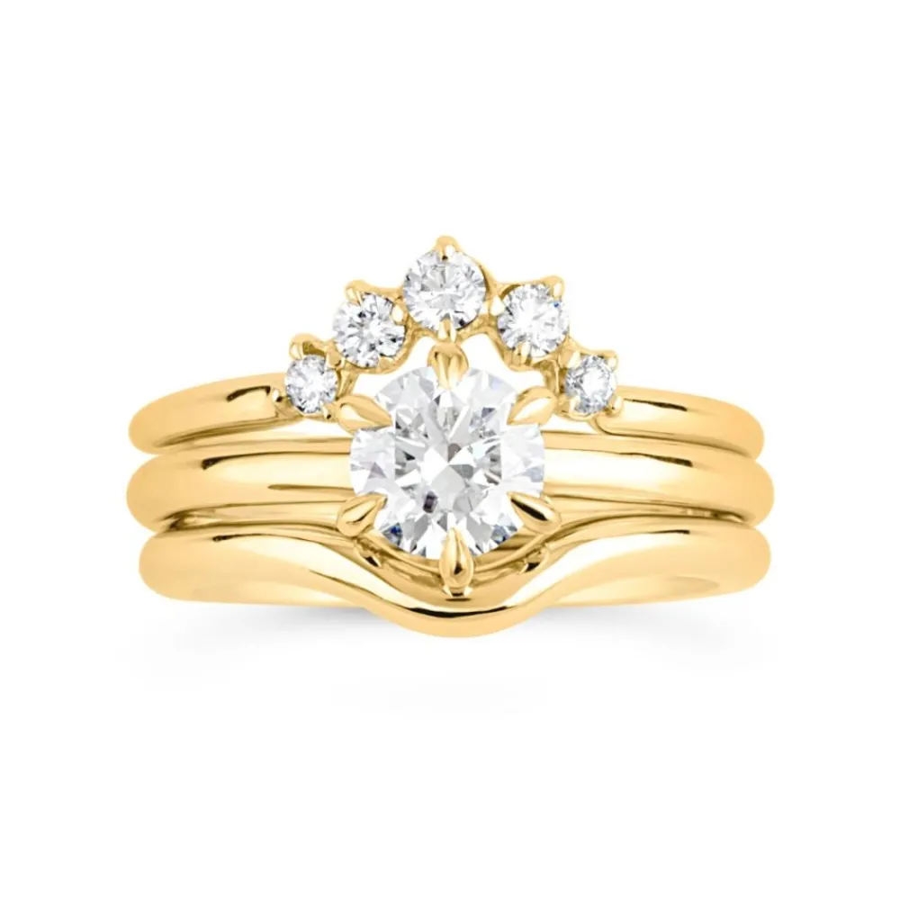 Dinny Hall Lily 18K Fine Diamond Solitaire Ring