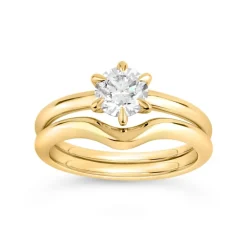 Dinny Hall Lily 18K Fine Diamond Solitaire Ring