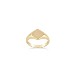 Dinny Hall Lotus Solid Gold Signet Pinky Ring