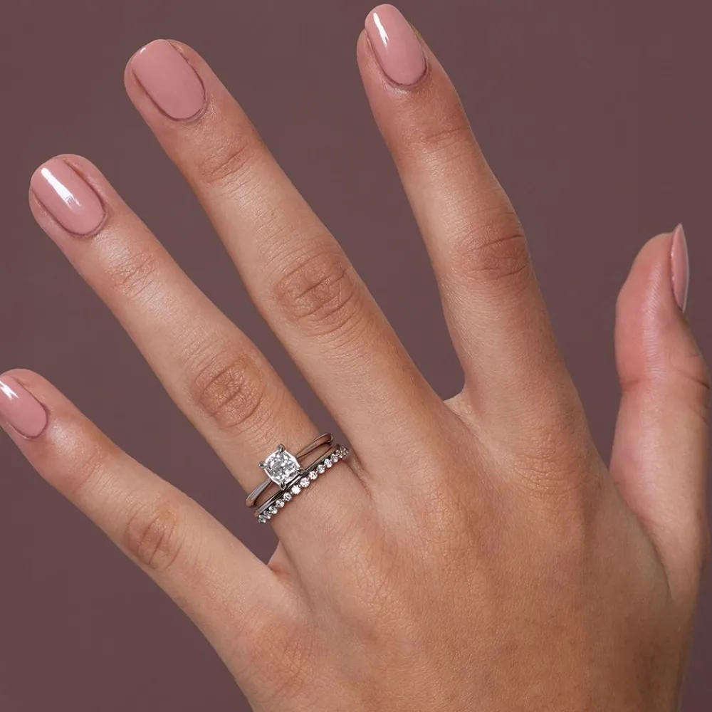 Dinny Hall Macy 18K Fine Cushion Old Cut Diamond Ring