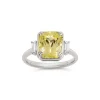 Dinny Hall Mae West 18K Fine Lemon Yellow Sapphire & Diamond Ring
