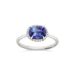 Dinny Hall Mia 18K Fine Blue Sapphire & Diamond Ring