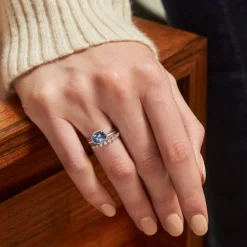 Dinny Hall Mia 18K Fine Blue Sapphire & Diamond Ring