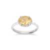 Dinny Hall Mia 18K Fine Lemon Yellow Sapphire & Diamond Ring