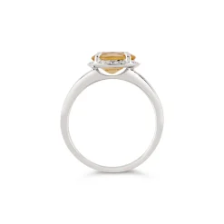 Dinny Hall Mia 18K Fine Lemon Yellow Sapphire & Diamond Ring