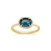 Dinny Hall Mia 18K Fine Vivid Teal Tourmaline & Diamond Ring