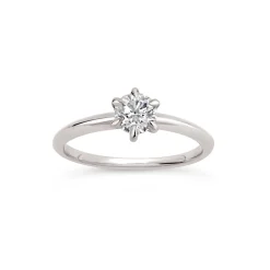Dinny Hall Miss Lily 18K Fine Diamond Solitaire Ring