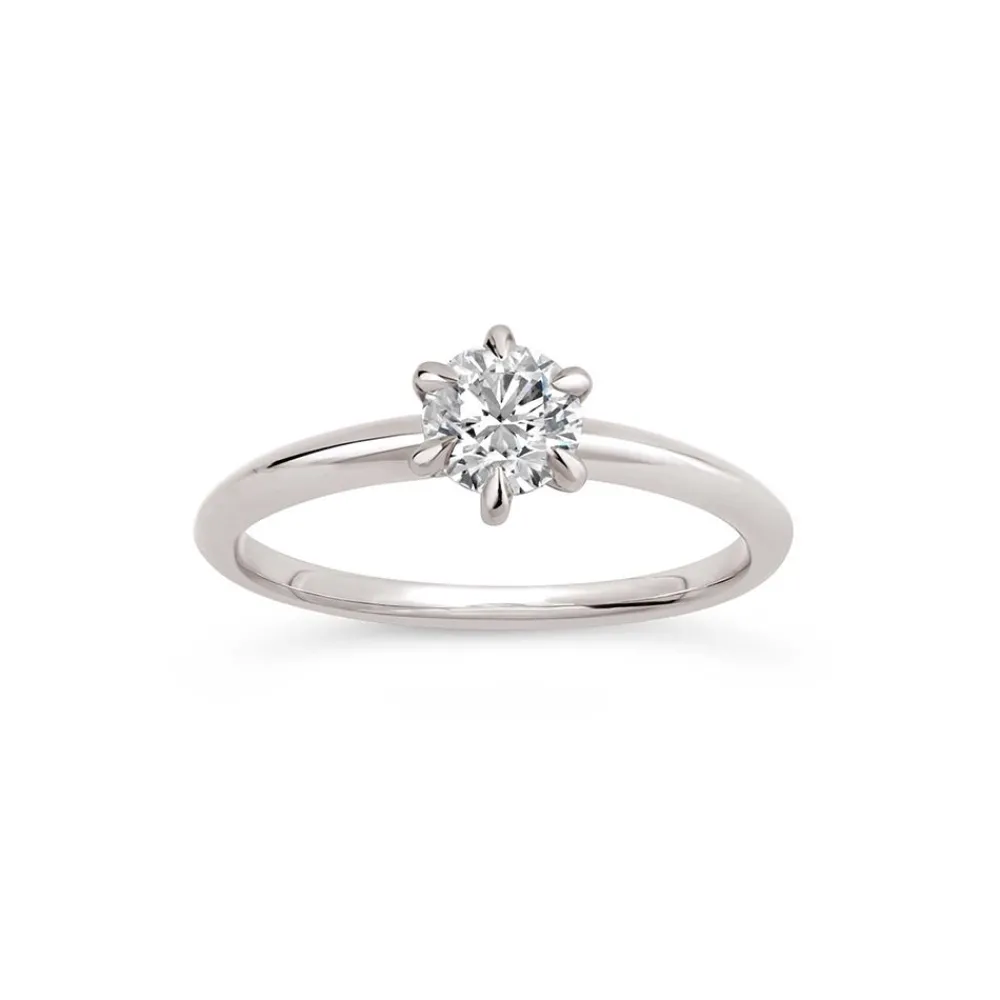 Dinny Hall Miss Lily 18K Fine Diamond Solitaire Ring