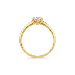 Dinny Hall Miss Lily 18K Fine Diamond Solitaire Ring