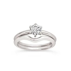 Dinny Hall Miss Lily 18K Fine Diamond Solitaire Ring