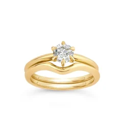 Dinny Hall Miss Lily 18K Fine Diamond Solitaire Ring