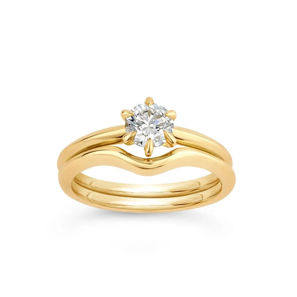 Dinny Hall Miss Lily 18K Fine Diamond Solitaire Ring
