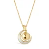 Dinny Hall My World Small Orb Locket & Moon Charm Pendant