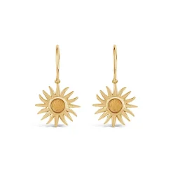 Dinny Hall My World Sun Charm Drop Earrings