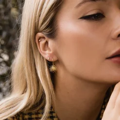 Dinny Hall My World Sun Charm Drop Earrings