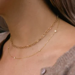 Dinny Hall Planished Solid Gold Necklace