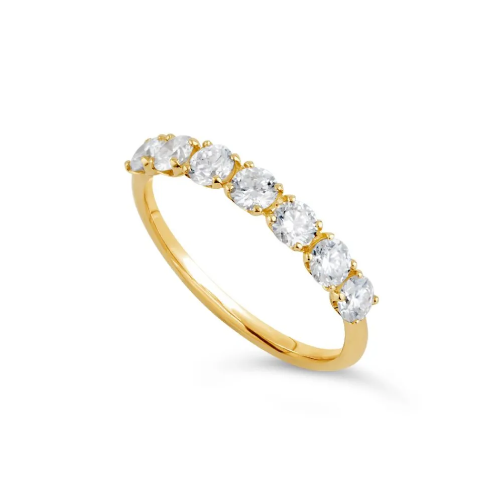 Dinny Hall Primrose 14K Fine Diamond Half Eternity Ring