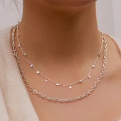 Dinny Hall Raindrop Handmade Link Necklace