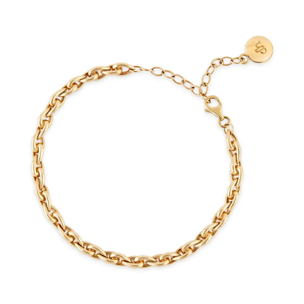 Dinny Hall Raindrop Solid Gold Bracelet