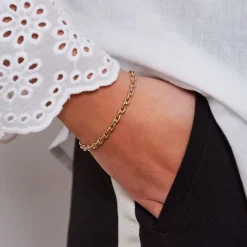 Dinny Hall Raindrop Solid Gold Bracelet