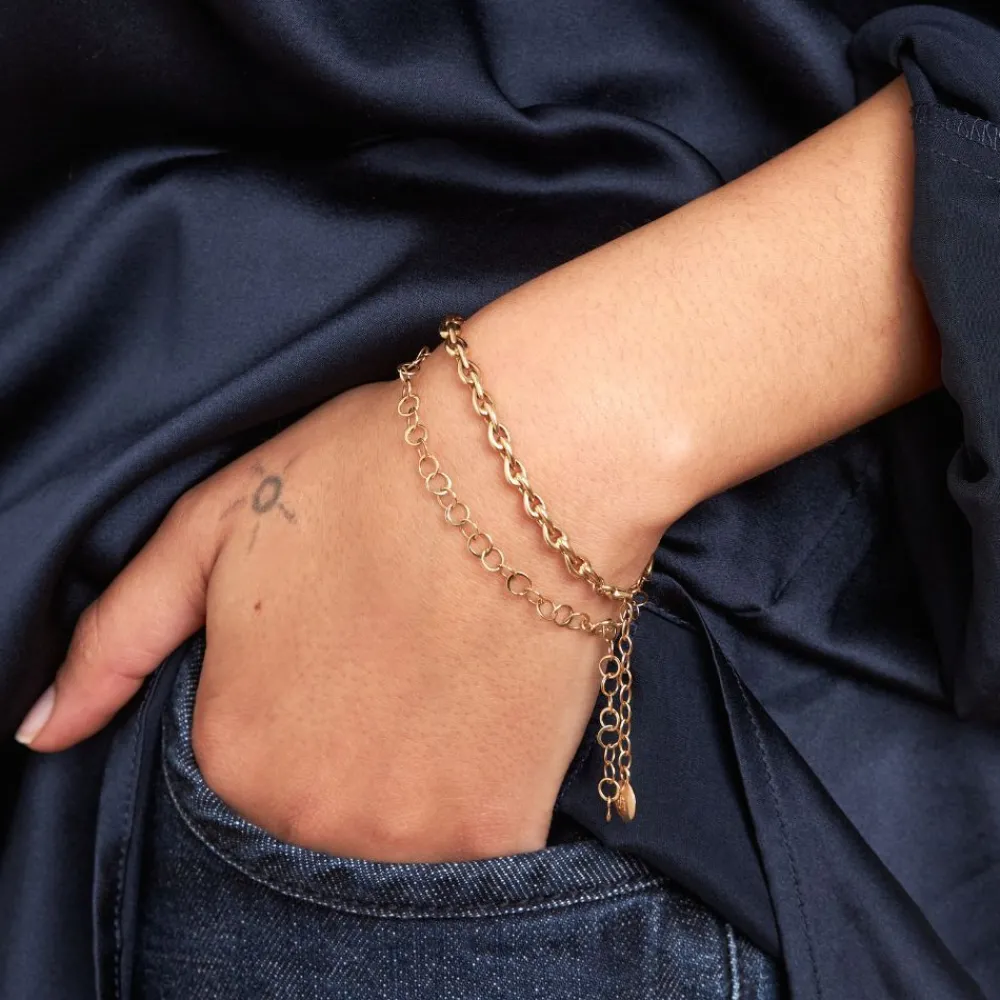 Dinny Hall Raindrop Solid Gold Bracelet