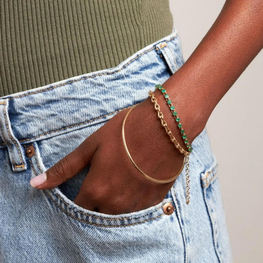 Dinny Hall Raindrop Solid Gold Bracelet