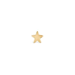 Dinny Hall Recycled Single Gold Tiny Star Stud