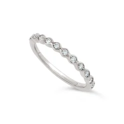 Dinny Hall Rosemary 14K Diamond Set Half Eternity Ring