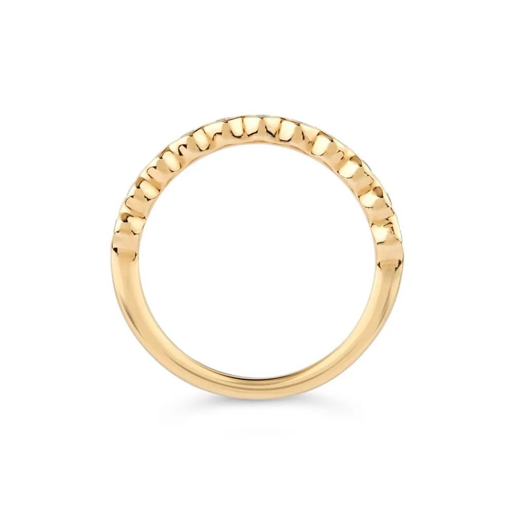 Dinny Hall Rosemary 14K Fine Diamond Set Half Eternity Ring