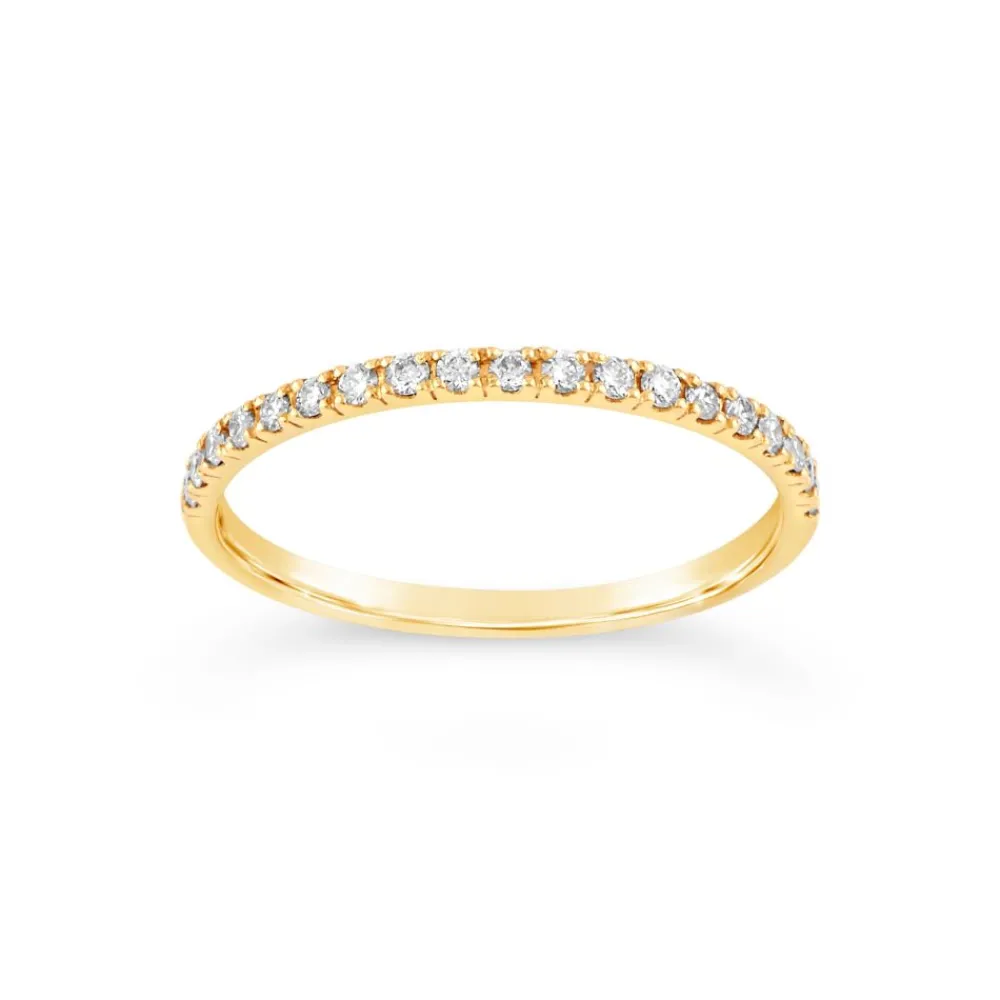 Dinny Hall Rosie 18K Fine Diamond Half Eternity Ring