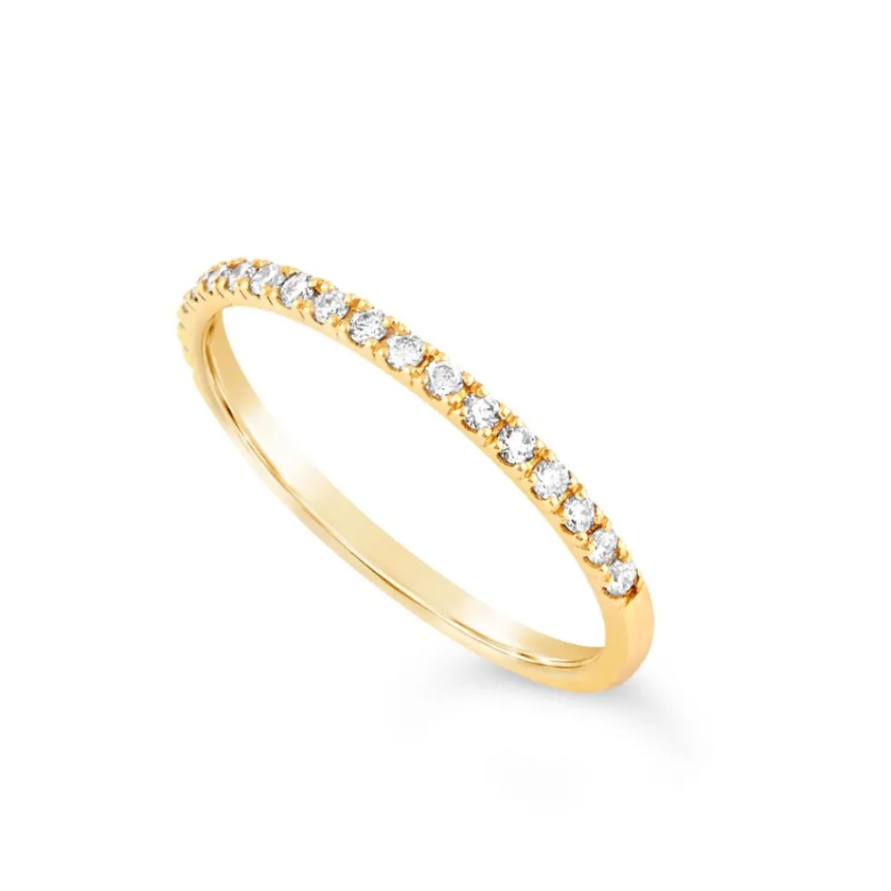 Dinny Hall Rosie 18K Fine Diamond Half Eternity Ring