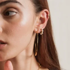 Dinny Hall Scoop Solid Gold Mini Huggie Hoops
