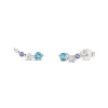 Dinny Hall Shuga Created Diamond & Gemstone Tapering Crawler Studs