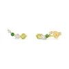Dinny Hall Shuga Created Diamond & Gemstone Tapering Crawler Studs