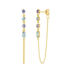 Dinny Hall Shuga Gemstone Chain Drops