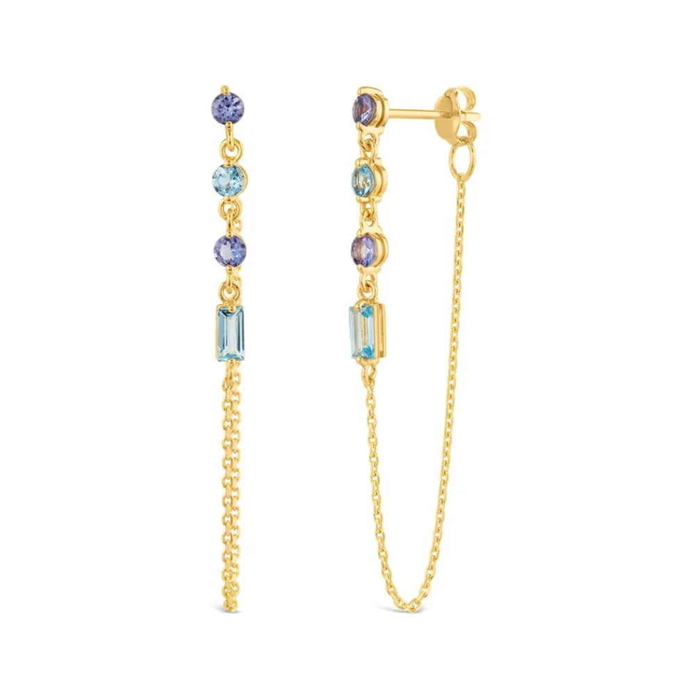 Dinny Hall Shuga Gemstone Chain Drops