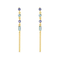 Dinny Hall Shuga Gemstone Chain Drops