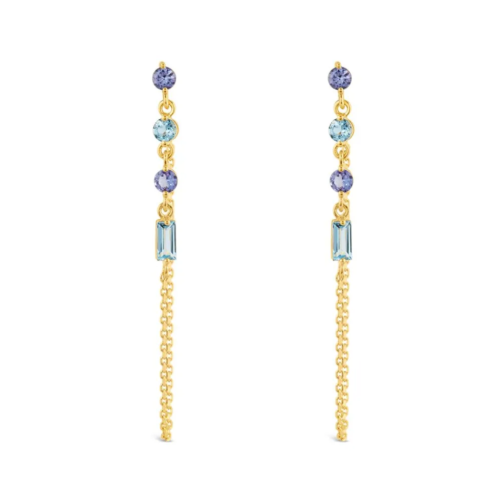 Dinny Hall Shuga Gemstone Chain Drops