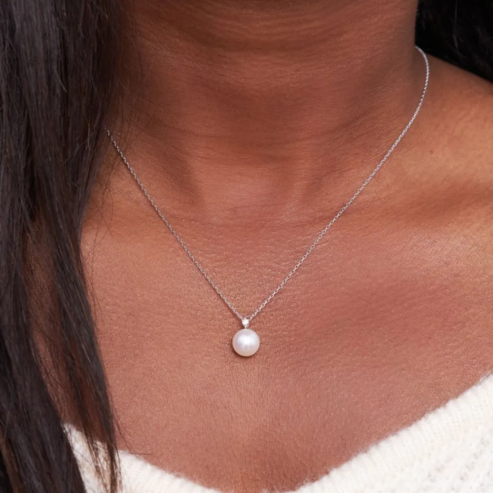 Dinny Hall Shuga 14K Gold Diamond & Pearl Pendant