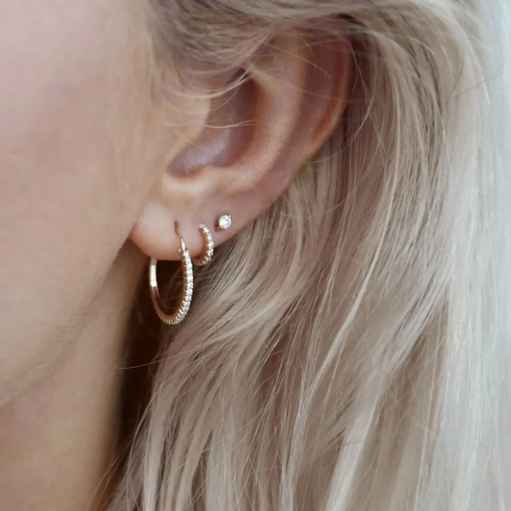 Dinny Hall Shuga 14K Gold Diamond Single Stud