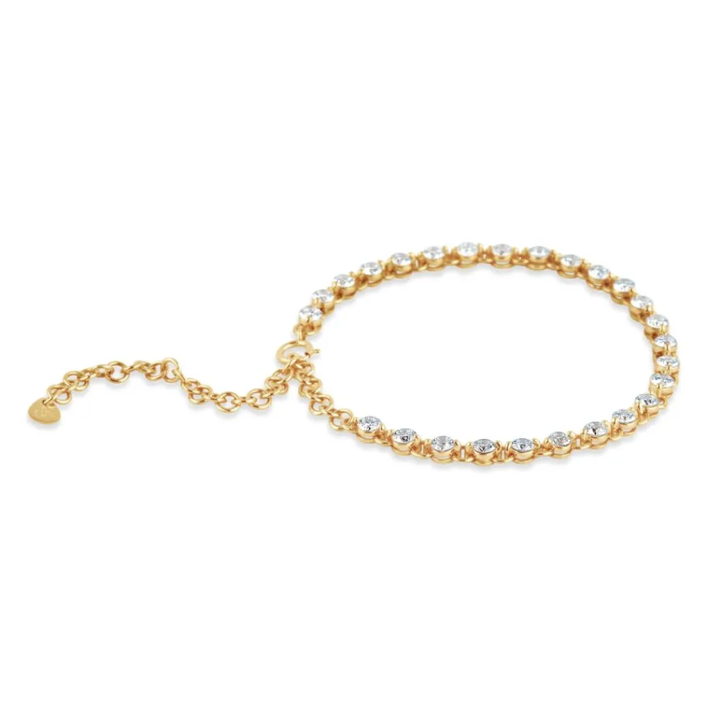Dinny Hall Shuga 14K Gold Diamond Tennis Bracelet