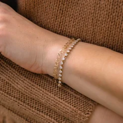 Dinny Hall Shuga 14K Gold Diamond Tennis Bracelet